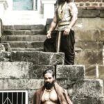 Ashwin Kakumanu Instagram – Photos I clicked on the set of #ponniyinselvan2 . Rashtrakut warriors @bharat_raj_official and @seemonabbas . #maheshwar #photography #hobby #sonyalpha