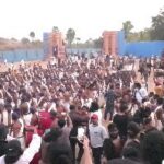 Ashwin Kakumanu Instagram - A little window into what it was like to be there while filming. This portion was shot at ramoji rao in hyderabad and was where the shooting of the film resumed after the pandemic started. The mood was 'electric' as we had just finished shooting the finale sequence, and you could hear the ground under the set tremble as they beat their drums. They performed with so much energy through all the takes and then finally one more time after the shoot was wrapped. These performers were brilliant! #ponniyinselvan2 #maniratnam sir #thottatharani sir #ravivarman sir
