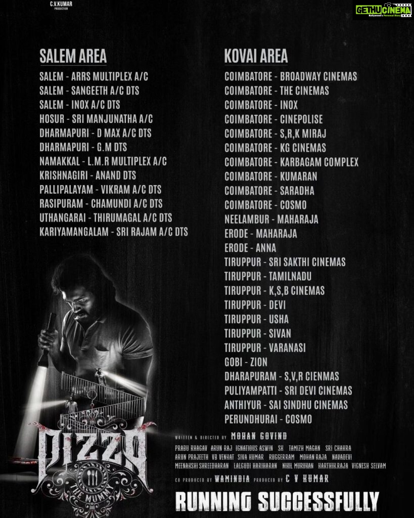 Ashwin Kakumanu Instagram - Pizza 3: The Mummy running successfully in theaters. Do watch and let us know your feedback. #Pizza3TheMummy @icvkumar @thirukumaranentertainment @vsquare_entertainment @mohangovind9496 @prabu_rhagav @ignatiousaswin @arunrajmusic @pavithrah_10 @directorgaurav @anupamakumarone @abinakshatra @kaaliactor @kuraishi_the_entertainer @akilan.spr