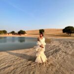Asmita Sood Instagram - 🏜🥀🤍 #shootdiaries #rajasthan Khimsar, Rajasthan, India