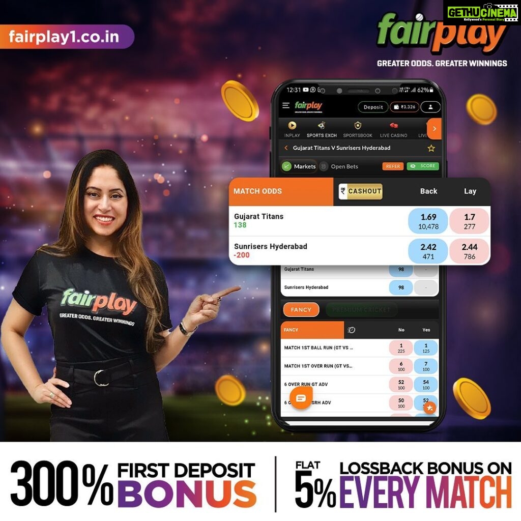 Avantika Khatri Instagram - Use Affiliate Code AVANTI300 to get a 300% first and 50% second deposit bonus. The thrill of the IPL continues as it's heading towards the final few weeks. Stand the best chance to win big during the IPL by predicting the performance of your favorite teams and players. 🏆🏏 Get a 15% referral bonus on inviting your friends and a 5% loss-back bonus on every IPL match. 💰🤑 Don't miss out on the action and make smart bets with FairPlay. 😎 Instant Account Creation with a few clicks! 🤑300% 1st Deposit Bonus & 50% 2nd Deposit Bonus, 9% Recharge/Redeposit Lifelong Bonus/10% Loyalty Bonus/15% Referral Bonus 💰5% lossback bonus on every IPL match. 👌 Best Market Odds. Greater Odds = Greater Winnings! 🕒⚡ 24/7 Free Instant Withdrawals Setted in 5 Minutes Register today, win everyday 🏆 #IPL2023withFairPlay #IPL2023 #IPL #Cricket #T20 #T20cricket #FairPlay #Cricketbetting #Betting #Cricketlovers #Betandwin #IPL2023Live #IPL2023Season #IPL2023Matches #CricketBettingTips #CricketBetWinRepeat #BetOnCricket #Bettingtips #cricketlivebetting #cricketbettingonline #onlinecricketbetting