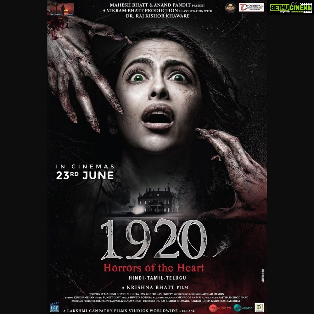 Avika Gor Instagram - Did you book your tickets yet? So overwhelmed with the number of shows & screens! 🙏🏻so grateful🙏🏻 #1920 #horrorsoftheheart #hindi #telugu #tamil