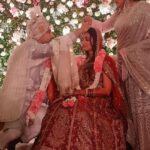 Avika Gor Instagram - Meet the most beautiful bride ever.❤️ You precious thing!!!!! @krishnavbhatt I’m so so sooooo happy for you! Watch this daddy’s lil girl say “I love you papa” in the last video 🥹💕 You have my heart!!!!! Oh god! I have happy tears even while typing this🥹. @yellow_flash100 thank you for loving this mad woman the way you do! Love you both so much!!!! 😘