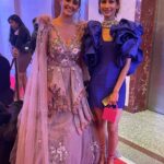 Ayesha Singh Instagram - Thank you @tellychakkar @the_indian_telly_awards for the beautiful evening and a wonderful surprise of The Most Promising Actor. 🙏🏻🥰. Great fun with old friends and new 🥰❤️😘 Sharing with love ❤️. Styled by @nehaadhvikmahajan Jewellery by @padmashree_jewels Costume by @rajgharana.rg