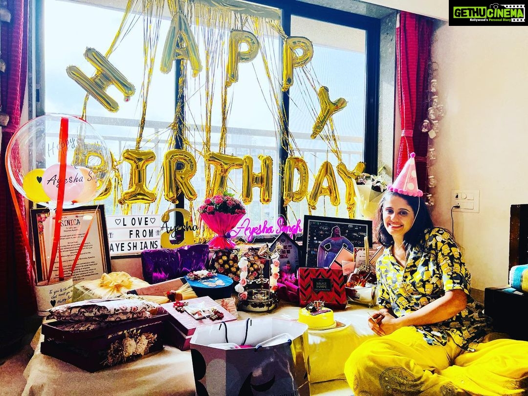 Ayesha Singh Instagram - A very Hectic but Blessed Birthday. Blessed to have great family, friends and fans around me. Who tried in their best possible way to make this day special for me by sending gifts from all across the globe, by calling me and by being there for me. I love you and thank you all so much for taking out time from your precious lives to bless me with love in abundance ♥️. I am not sure if I am worthy enough for sooooooooo much love but I ll always try n keep up with it ❤️🥰🙏🏻.