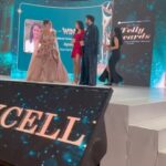 Ayesha Singh Instagram - Thank you @tellychakkar @the_indian_telly_awards for the beautiful evening and a wonderful surprise of The Most Promising Actor. 🙏🏻🥰. Great fun with old friends and new 🥰❤️😘 Sharing with love ❤️. Styled by @nehaadhvikmahajan Jewellery by @padmashree_jewels Costume by @rajgharana.rg