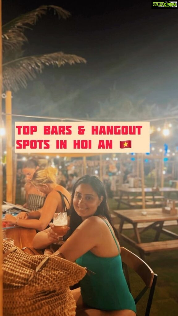 Bhanushree Mehra Instagram - From Beach Vibes to Crafted Cocktails, Hoi An has it All! Enjoy the video as we hop through the coolest bars and chill spots in town 🍻 1. @barefootbeachclub.hoian : Chill vibes, private beach, and tap beer by the ocean. Don’t miss their weekly music events! 2. @mezcal_hoian : The ultimate cocktail destination in Hoi An. Try their infused tequila creations! 3. @7bridgeshoian : Beer lovers’ paradise with over 30 craft beers. Relax in their beautiful indoor and outdoor spaces. 4. @marketbar_hoian : Rooftop charm with a view of the street market. Enjoy their selection of wines and daily happy hour from 4 to 6 pm. 5. Tropical Home: Cozy spot to unwind with friends, featuring a laid-back atmosphere and great beer selection. Cheers to good times in Hoi An! @mehakanand29 🍻🌃 . . . . #nightlife #nightlifeinhoian #hoian #vietnam #barhopping #bestbarsinhoian Hội An