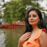 Bhanushree Mehra Instagram - July is looking brighter than ever ! 😉 . . . . . Thank you @hanoiphotographer for capturing this so perfectly! . . #hanoi #photoshoot #vietnam Hanoi, Vietnam