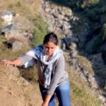 Bhanushree Mehra Instagram - Hike like a pro in four simple steps ! 😅 Bir Billing, Himachal Pradesh, India