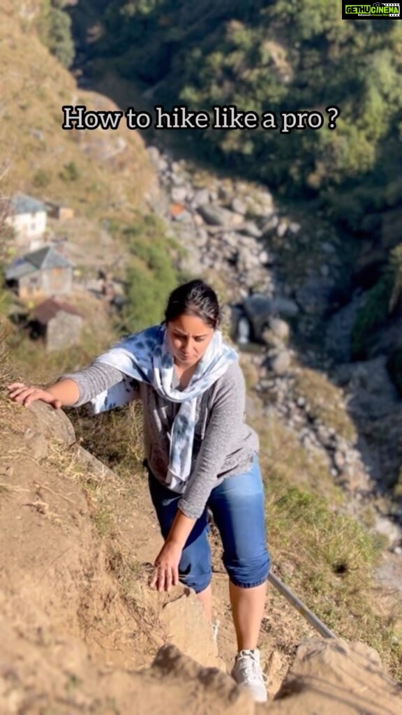 Bhanushree Mehra Instagram - Hike like a pro in four simple steps ! 😅 Bir Billing, Himachal Pradesh, India