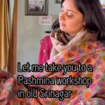 Bhanushree Mehra Instagram - Exploring the world of pashmina in Old Srinagar was a mesmerizing experience that left me in awe of the dedicated artisans and their intricate craftsmanship. It was a truly eye-opening journey that I am immensely grateful for, thanks to the wonderful arrangements made by @kashmirwalks . . . . . #oldsrinagar #kashmirtour #kashmir #pashmina #pashminaworkshop