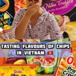 Bhanushree Mehra Instagram - So, my friend and I got our hands on a bunch of different chip flavors here in Vietnam and we decided to give them a try. It was so much fun taste-testing each one and sharing our genuine reactions. @mehakanand29 Check out how it all went down & tell me what’s the most unusual flavour of chips you’ve tried in the comments below ! 😄 . . . . . . . . . #chiptasting #vietnamflavours #snackadventure