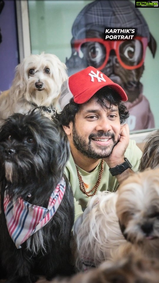 Bharath Instagram - " Sometimes the best medicine is getting an unconditional love from your pet " . . Most of them would be a pet lover and the best part of having a pet is to witness it's love towards you more than anything in his world. We have tried to capture few moments which shows the bond between a human and a pet. Since our movie LOVE is getting released on 28th of July ,happy to share the love we have towards pets and our movie LOVE with you all . Do watch the movie and enjoy the content . Inframe : @bharath_niwas Clicked by : @karthikeyanthirumal Location : @twistytailsrestaurant Takeaway : Ensure to check your wheels while taking your car reverse to avoid injuries to pets in winter. #karthiksportrait #pet #petlovers #photography #portraits #dog #conversation #tamil #actorbharath #india #tamilmemes #petstagram #love #tamilmovie #petphotography #english #hindi #southindia