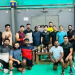 Bharath Instagram - And the tournament begins !! #loveforbadminton #smash