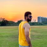 Bharath Instagram - Ccl practice done for the day !! 🏏😎#ccl #ccl2023 #chennairhinos 📸 @aadhavkannadhasan