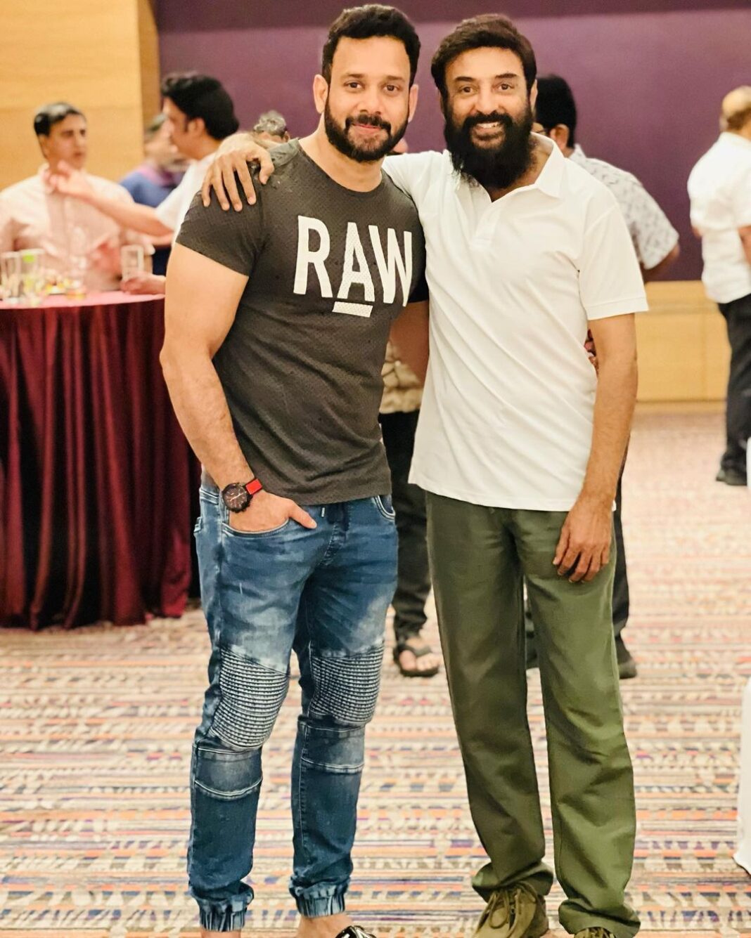 Bharath Instagram - Fan boy moment !! Evergreen Mohan sir 😀