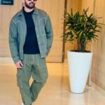 Bharath Instagram – Same pose different attire !! Promotion spree. #hunt releasing this 26th !!