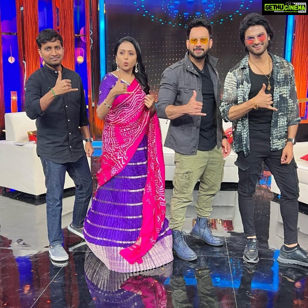 Bharath Instagram - Promotions #hunt day 2 @etvtelugu2708 !! Hunt releasing Jan 26th 2023 !!