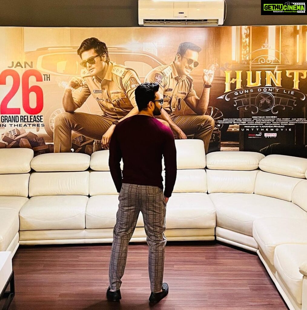 Bharath Instagram - And #hunt promotions begins!! Grand release Jan 26th !! #tollywood #telugu #actorslife