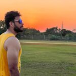 Bharath Instagram - Ccl practice done for the day !! 🏏😎#ccl #ccl2023 #chennairhinos 📸 @aadhavkannadhasan