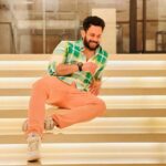 Bharath Instagram - Check 👕 this pink-tastic 👖. Monday mood !! 😃😎🤓