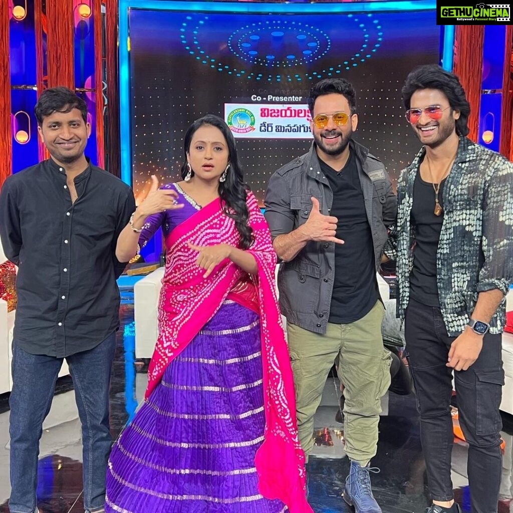 Bharath Instagram - Promotions #hunt day 2 @etvtelugu2708 !! Hunt releasing Jan 26th 2023 !!