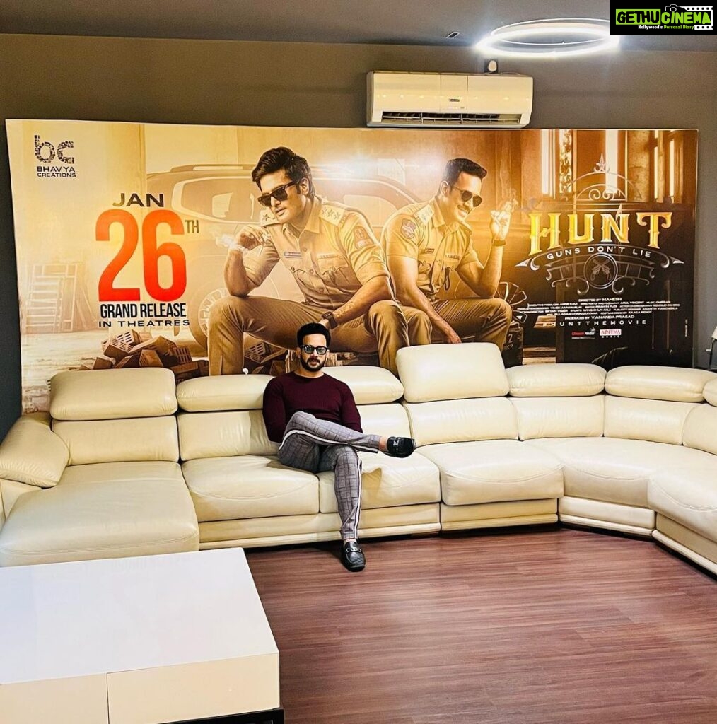 Bharath Instagram - And #hunt promotions begins!! Grand release Jan 26th !! #tollywood #telugu #actorslife