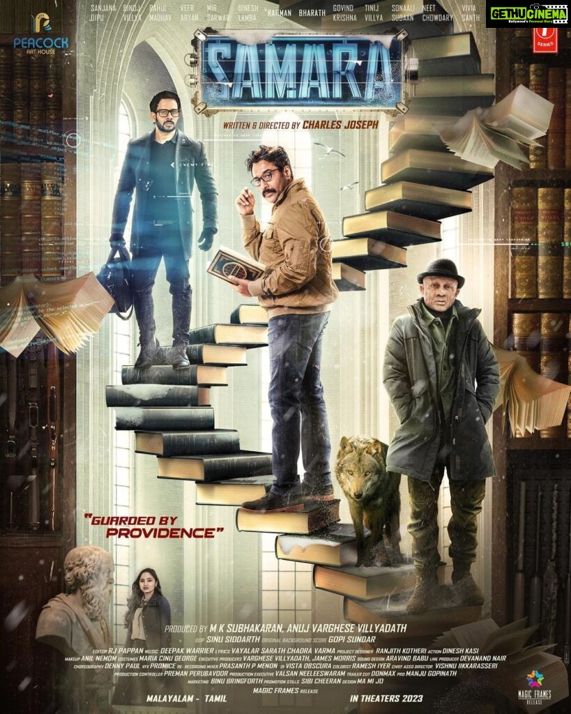 Bharath Instagram - "SAMARA "Guarded By Providence" !! Here is the First Look Poster of Malayalam #samara Written & Directed by Charles Joseph ☺️ Magic Frames Release 👍 @C_J_Charles @Rahman_Actor @Bharath_Niwas @iamSanjana.Dipu @Binojvillya @Govindkrishnaofficial @dineshlamba09 @anuj.varghese @MKsubhakaran @GopiSundar @DeepakWarrier @MirSarwar @magicframes2011 @viviyasanth