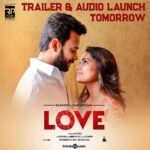 Bharath Instagram - Get ready to be swept away by #Love , as the audio and trailer drops tomorrow!❤ #LoveTrailerFromTomorrow #Bharath50 @vanibhojan_ @rpfilms_official @rpbalaofficial @ronnie.raphael @p.g.muthiah @rajakrishnan_mr @actor_vivekprasanna @iamswayamsiddha @stunner_sam @a.pa.raja @iantoprasanth @an_editor_ajmj @thinkmusicofficial @teamaimpro @decoffl