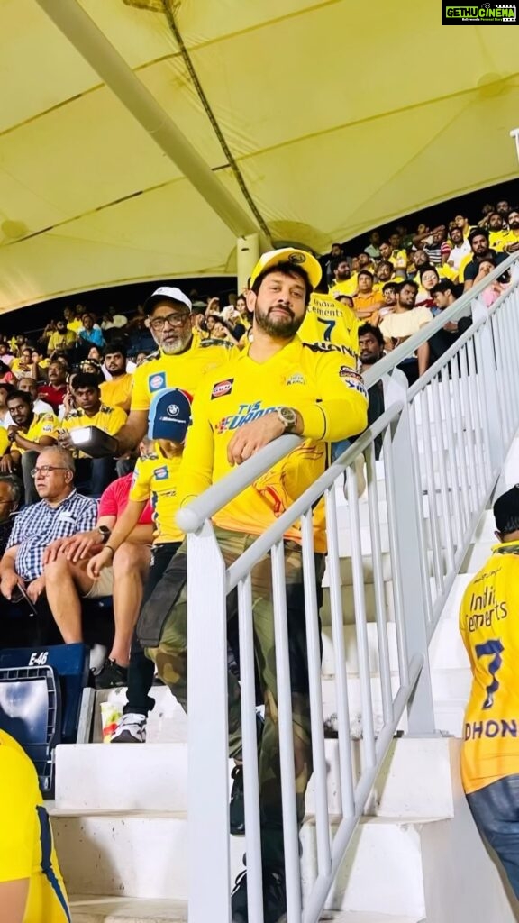 Bharath Instagram - And yes we are into the finals !! Cskian forever 💛!! Amazing last night witnessing thala marching his troops into finals !! 😀#ipl #thala #cskvsgt #finals #instagram