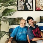 Bharath Instagram - The greatest gift, the most wonderful blessing in my life is having you as a Dad! ... Thanks for teaching me everything I know about living. You're the coolest old dude I know. ... Love you Appa ❤️🥰 !! Happy Father’s Day . #myfathermyhero #fathersday