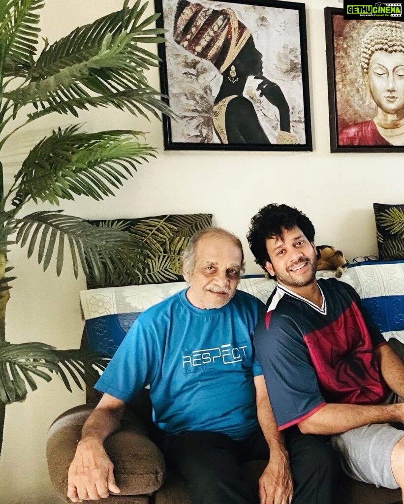 Bharath Instagram - The greatest gift, the most wonderful blessing in my life is having you as a Dad! ... Thanks for teaching me everything I know about living. You're the coolest old dude I know. ... Love you Appa ❤️🥰 !! Happy Father’s Day . #myfathermyhero #fathersday