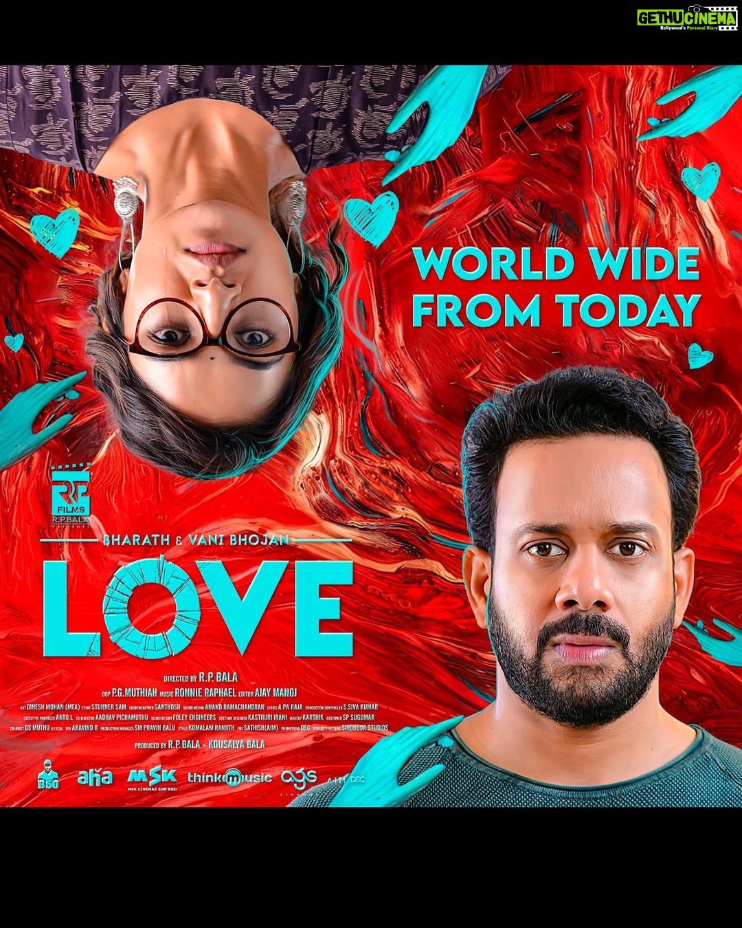 Bharath Instagram - Feel the #Love on the big screen, Now showing in theatres! Book your tickets and experience the magic . BMS - http://bit.ly/3Khikl7 Ticket New - http://bit.ly/455LewN #LoveFromToday #Bharath50 @bharath_niwas @vanibhojan_ @rpfilms_official @rpbalaofficial @ronnie.raphael @p.g.muthiah @rajakrishnan_mr @actor_vivekprasanna @iamswayamsiddha @stunner_sam @a.pa.raja @iantoprasanth @an_editor_ajmj @thinkmusicofficial @ahatamil @agscinemas @teamaimpro @decoffl