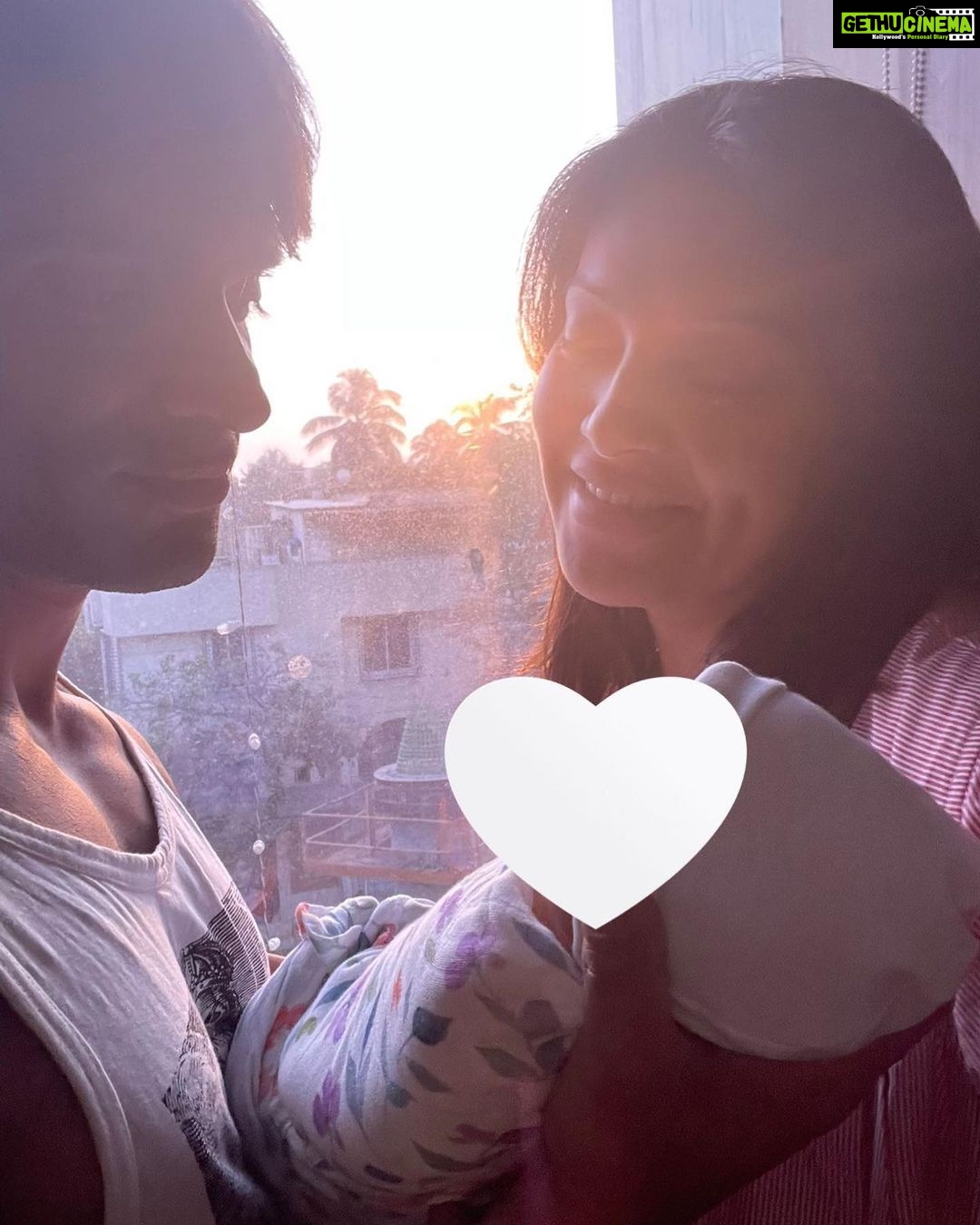 Bipasha Basu Instagram - Our recipe for making a sweet baby angel👼🧿 1) Quarter cup of you 2) Quarter cup of me 3) Half cup of Ma’s blessings and love 4) Topped up with magic & awesomeness 5) 3 drops of rainbow essence, angel dust, unicorn sparkles and all things divine. 6) Seasoning: cuteness and yumminess as per taste❤️