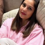 Bipasha Basu Instagram – #StyleEditorSaturday: Get your weekend style inspiration from Style Editor @bipashabasu’s comfy-chic look in our Pink Striped Oversized Shirt! 

#TheLabelLife #ElevatedLifestyleEssentials #ExtraordinaryEssentials #StyleEditorNotes #StyleEditorBipasha #StyleEditorPicks