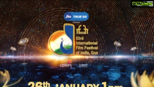 Catherine Tresa Instagram - Witness the grand celebration of Indian and World cinema and get ready to be entertained by your favourite celebrities @iffigoa Watch me paint Goa red with my performance at @iffigoa on @colorstv on January 26th at 1pm. @official.anuragthakur @wizcraftglobal #IFFI2023