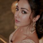 Catherine Tresa Instagram - All that glitters ... #sareenotsorry #thursdayvibes #mebeingme Shot and captured by @divitphotography and @adrin_sequeira Styled by @manogna_gollapudi Saree @varunchakkilam Earrings @kalasha_finejewels
