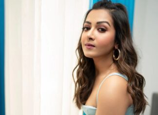 Catherine Tresa Instagram - Wearing your Monday blues💙 #nomondayblueshere #pocketsfullofsunshine #mebeingme #summervibes Outfit : @virsheteofficial Accessories: @palmonas_official @auorstudio Styled by : @manogna_gollapudi Captured by: @adrin_sequeira makeup : @makeup_by_lavanya Hair :@venkymakeupstudio Assisted by @venkatbattula1