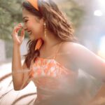 Catherine Tresa Instagram - Grass is happily brown on this side 😜 It's been a while .How have you guys been ? #summervibes #stayingcoolinthisheat☀️😎 #thursdaythoughts #mebeingme Outfit: @labelritukumar Earrings: @suhanipittie Makeup : @makeup_by_lavanya Hair: @venkymakeupstudio Styledby :@stylestatements_by_sushritha Captured by : @adrin_sequeira Assisted by : @venkatbattula1