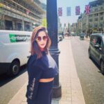 Chahatt Khanna Instagram - Always in love with BLACK 🖤 Wearing - @ammarzofashion Big Ben Tower, London