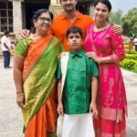 Chandan Kumar Instagram - Habbada prayuktha..🥰🥰🥰 #family #familytime Lakshminarayana Temple, Hosaholalu
