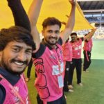 Chandan Kumar Instagram - ಜೈ! ಭಾರತ ಜನನಿಯ ತನುಜಾತೆ,. ಜಯ ಹೇ ಕರ್ನಾಟಕ ಮಾತೆ!  ನಮಗೆ ಹೆಮ್ಮೆಯ ಕ್ಷಣಗಳು.. ❤️❤️ #KCC #LAUNCH Chinnaswamy Stadium