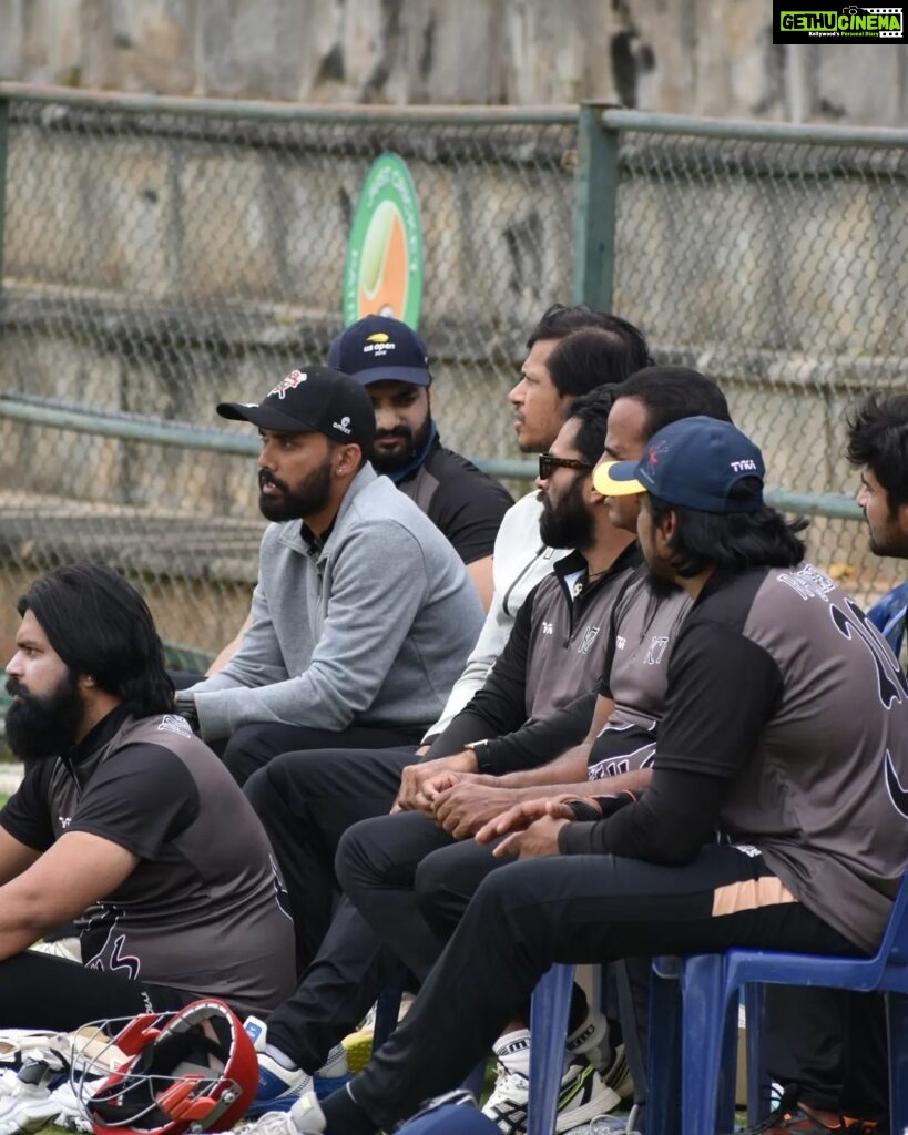 Chandan Kumar Instagram - Glimpse of KCC and CCL practice match..🥰❤ Bangalore, India
