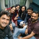 Chandan Kumar Instagram - Train journey to Belgaum with team Marali Manasagide ❤️😍 #shooting #shoot #maralimanasagide Indian Railways