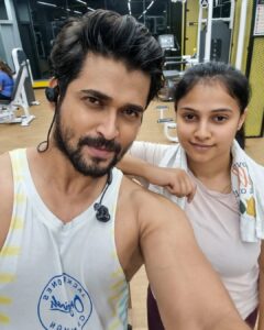 Chandan Kumar Instagram - Gym partner is back.. @iam.kavitha_official ❤️
