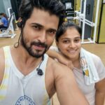 Chandan Kumar Instagram - Gym partner is back.. @iam.kavitha_official ❤️