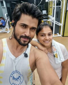 Chandan Kumar Instagram - Gym partner is back.. @iam.kavitha_official ❤️