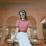 Chandini Chowdary Instagram - Romanticizing my life like I’m in a Wes Anderson film. Photography: @shaktismaran Styling: @aishwarya128 MUAH: @saikrishnabandari assisted by @crafted_hair_by_her Location: @hog_india #wesanderson