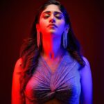 Chandini Chowdary Instagram - Sacred energy ✨ Concept & Styling: @impriyankasahajananda Shot by: @rj_weddingfilms @rajeev_thrivikram Outfit: @thevoguenaari Accessories: @kushalsfashionjewellery Makeup & hair: @sanjumakeupartistry