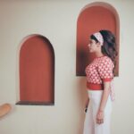 Chandini Chowdary Instagram - 🍓 Photography: @shaktismaran Styling: @aishwarya128 MUAH: @saikrishnabandari assisted by @crafted_hair_by_her Location: @hog_india #wesanderson